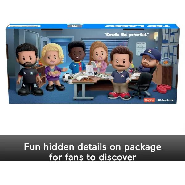 Little People Collector Ted Lasso Series Special Edition Set for Adults ampamp Fans 6 Figures in Display Package