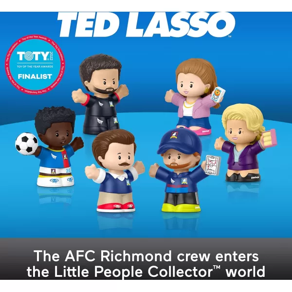 Little People Collector Ted Lasso Series Special Edition Set for Adults ampamp Fans 6 Figures in Display Package