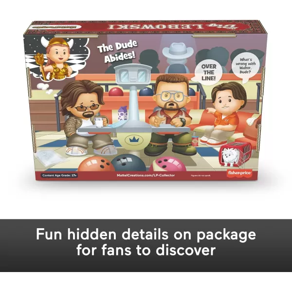 Little People Collector The Big Lebowski Movie Special Edition Set 4 Figures for Adults ampamp Fans in a Display Box