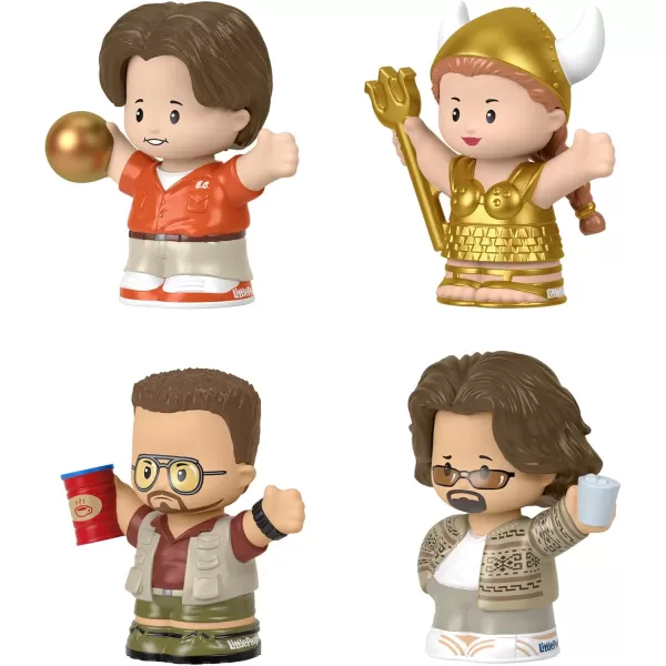 Little People Collector The Big Lebowski Movie Special Edition Set 4 Figures for Adults ampamp Fans in a Display Box