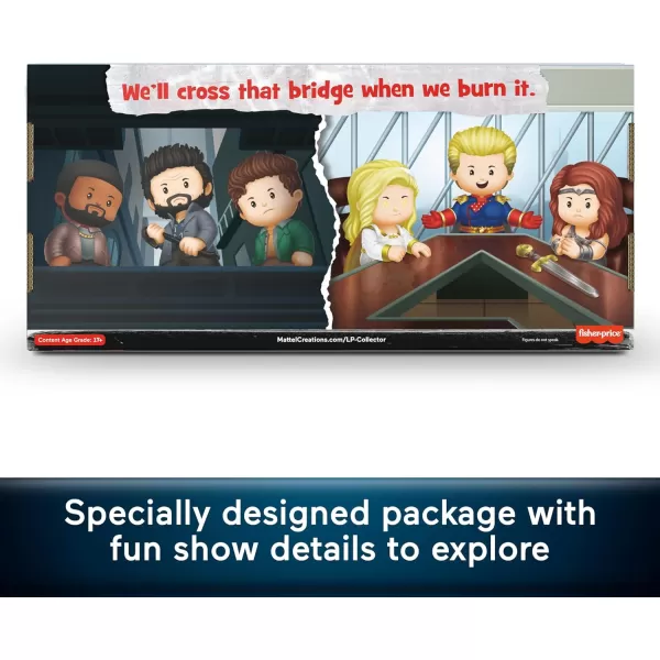 Little People Collector The Boys Special Edition Set with Character Figures in a Display Box for Adults ampamp Fans 6 Figures