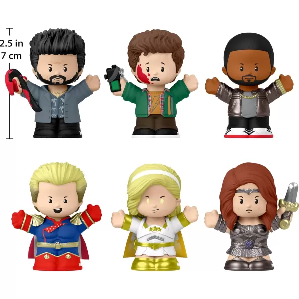 Little People Collector The Boys Special Edition Set with Character Figures in a Display Box for Adults ampamp Fans 6 Figures