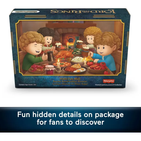 Little People Collector The Lord of the Rings Hobbits Special Edition Set for Adults ampamp Fans 4 Figures in Display Package