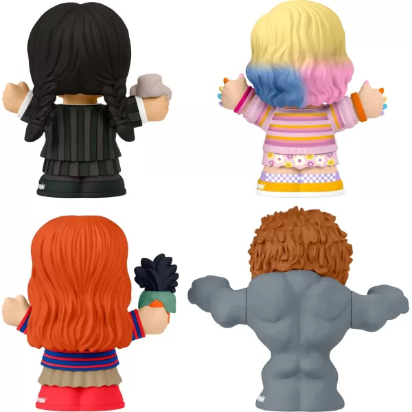 Little People Collector Wednesday TV Series Special Edition Set for Adults ampamp Fans 4 Figures in Display Package