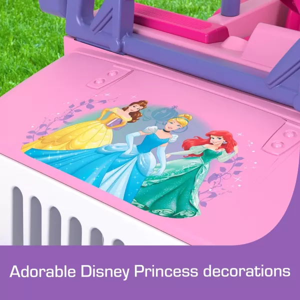 Power Wheels Disney Princess Jeep Wrangler RideOn Battery Powered Vehicle with Sounds ampamp Phrases for Preschool Kids Ages 3 YearsDisney Princess Jeep