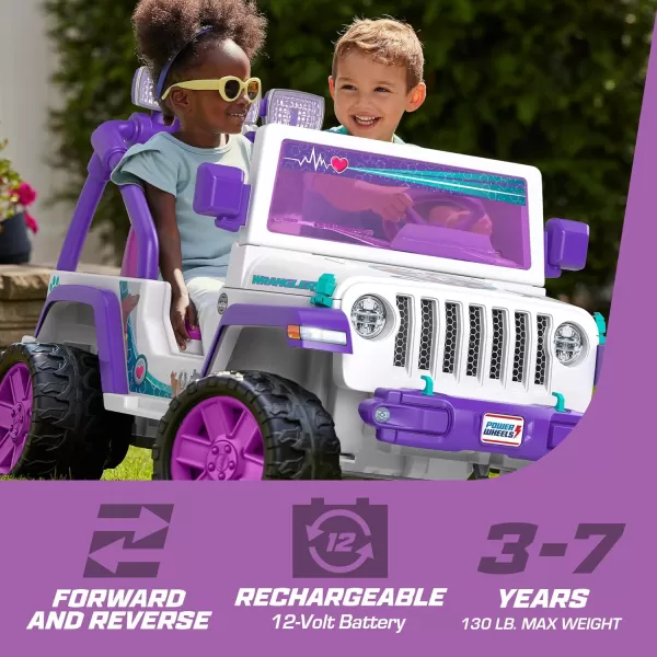 Power Wheels Preschool RideOn Toy Happy Hound Vet Rescue Jeep Wrangler with Pretend Medical Kit for Preschool Kids Ages 3 YearsPet Vet Jeep