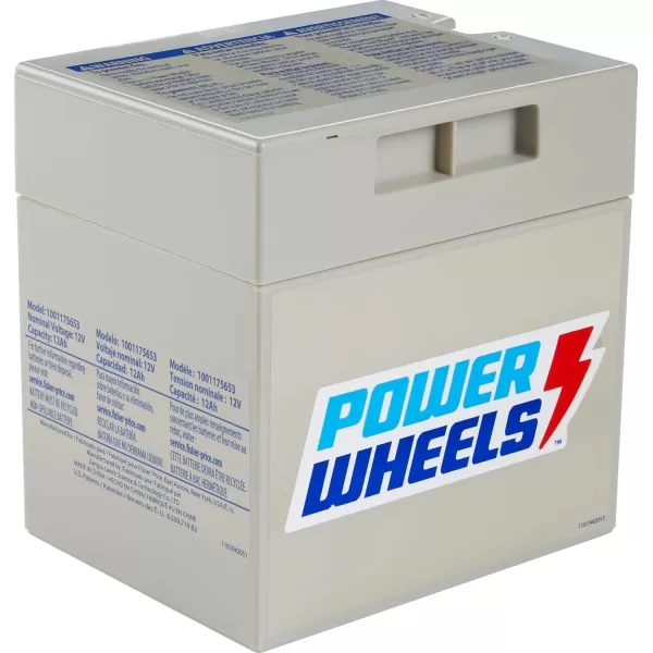 Power Wheels RideOn Toy Replacement Battery 12Volt 12Ah Rechargeable for Preschool VehiclesNew Edition