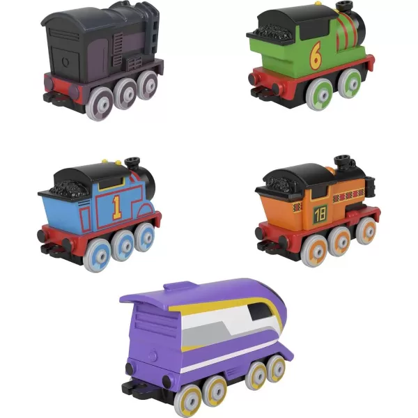 THOMAS ampamp FRIENDS Diecast Toy Trains Adventures Engines Pack Set of 5 PushAlong Vehicles for Preschool Pretend Play Kids Ages 3 Years