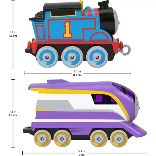 Thomas ampamp Friends Diecast Toy Train Set Race for the Sodor Cup Track Playset with Thomas ampamp Kana Engines for Pretend Play Kids Ages 3 Years