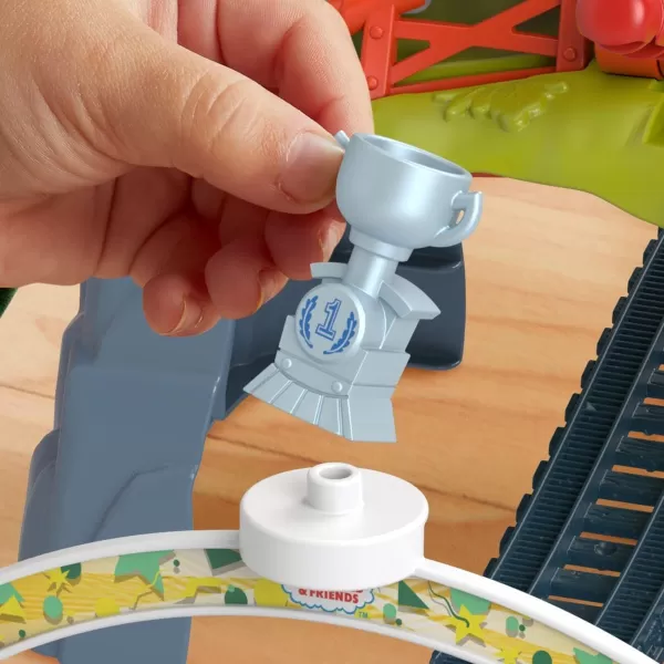 Thomas ampamp Friends Diecast Toy Train Set Race for the Sodor Cup Track Playset with Thomas ampamp Kana Engines for Pretend Play Kids Ages 3 Years