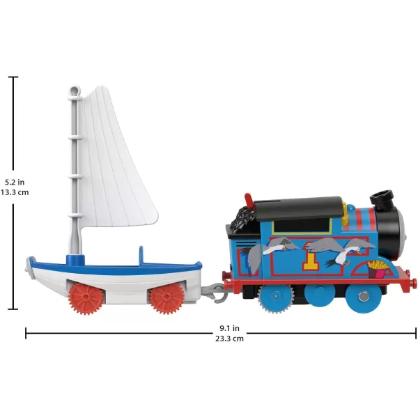 Thomas ampamp Friends Motorized Toy Train Set Bridge Lift Thomas ampamp Skiff Track Playset with Boat for Preschool Pretend Play Kids Ages 3 Years