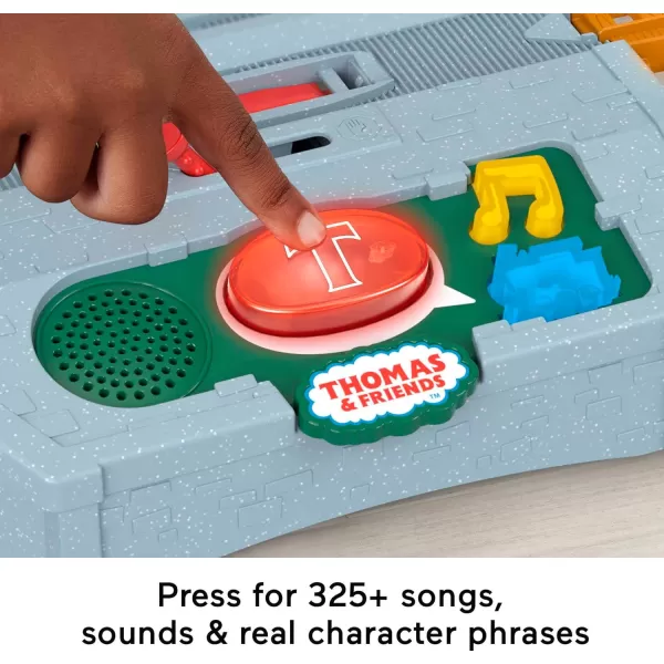 Thomas ampamp Friends Motorized Toy Train Set Talking Cranky Delivery Track Playset with Sounds ampamp Phrases for Pretend Play Kids Ages 3 YearsTalking Cranky Track Set