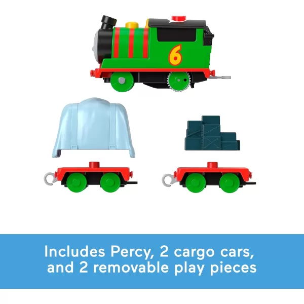 Thomas ampamp Friends Motorized Toy Train Talking Percy Engine with Sounds Phrases ampamp Harold Helicopter for Preschool Pretend Play Kids Ages 3 YearsPercy 2024
