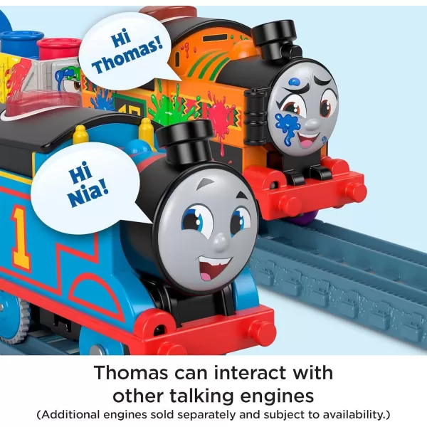 Thomas ampamp Friends Motorized Toy Train Talking Percy Engine with Sounds Phrases ampamp Harold Helicopter for Preschool Pretend Play Kids Ages 3 YearsAnnie  Clarabel