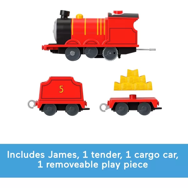 Thomas ampamp Friends Motorized Toy Train Talking Percy Engine with Sounds Phrases ampamp Harold Helicopter for Preschool Pretend Play Kids Ages 3 YearsJames