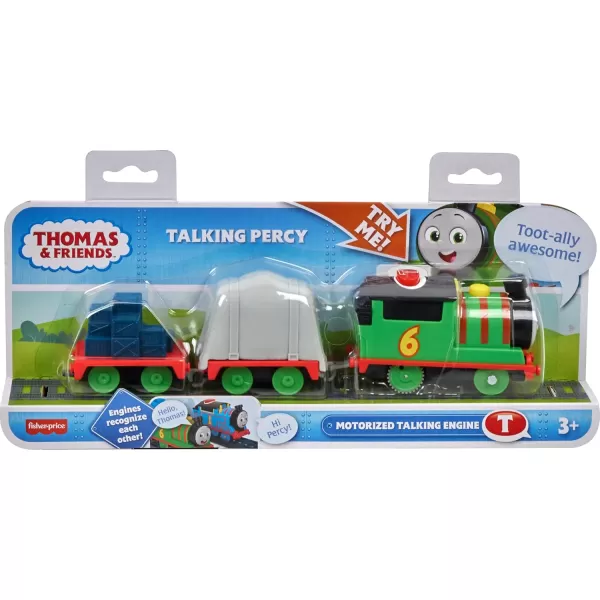 Thomas ampamp Friends Motorized Toy Train Talking Percy Engine with Sounds Phrases ampamp Harold Helicopter for Preschool Pretend Play Kids Ages 3 YearsPercy 2024