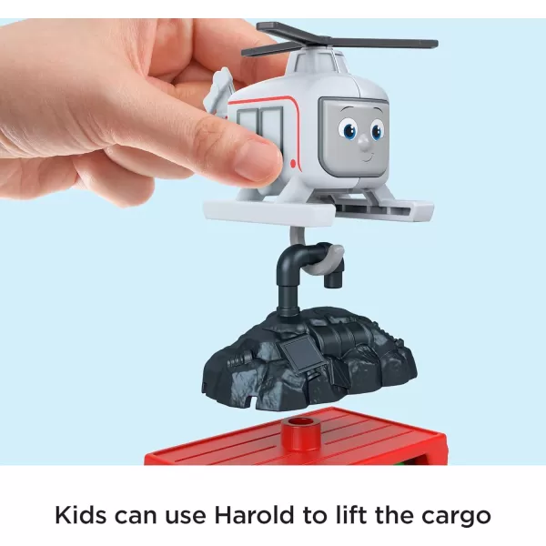 Thomas ampamp Friends Motorized Toy Train Talking Percy Engine with Sounds Phrases ampamp Harold Helicopter for Preschool Pretend Play Kids Ages 3 YearsPercy