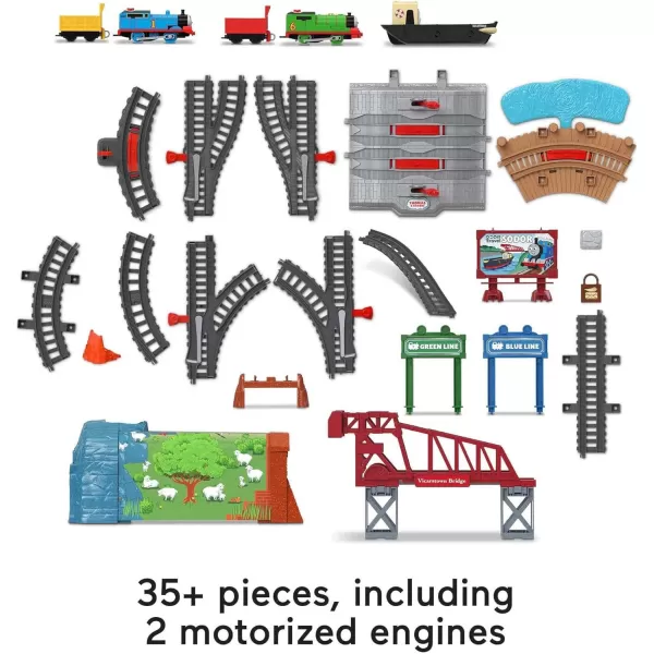 Thomas ampamp Friends Talking Thomas ampamp Percy Toy Train ampamp Track Set Motorized Engines with Sounds ampamp Phrases for Preschool Kids Ages 3 Years Amazon Exclusive