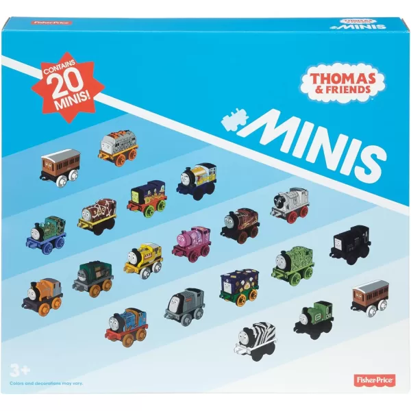 Thomas ampamp Friends Toy Trains MINIS 20 Pack of Miniature PushAlong Engines ampamp Railway Vehicles for Pretend Play Preschool Kids Ages 3 Years Amazon ExclusiveTrain Engines