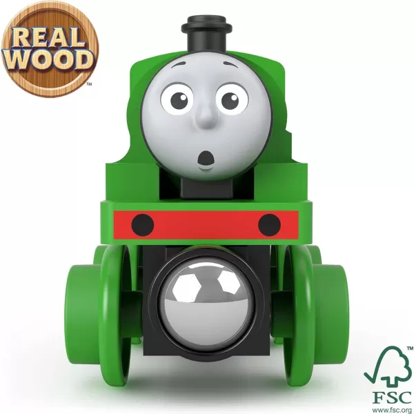 Thomas ampamp Friends Wooden Railway Toy Train Percy PushAlong Wood Engine for Toddlers ampamp Preschool Kids Ages 2 Years Amazon Exclusive