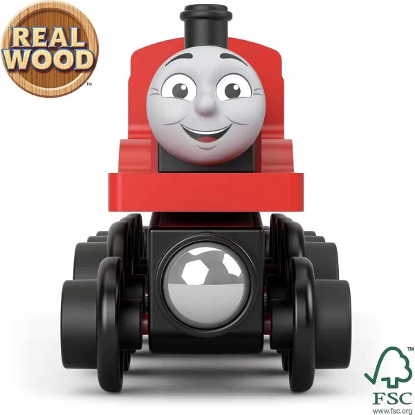 Thomas ampamp Friends Wooden Railway Toy Train Rebecca PushAlong Wood Engine ampamp Coal Car for Toddlers ampamp Preschool Kids Ages 2 Years Amazon ExclusiveJames