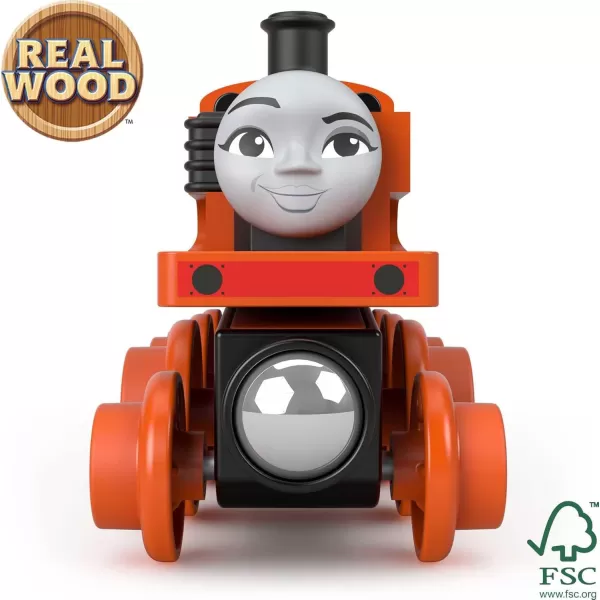 Thomas ampamp Friends Wooden Railway Toy Train Rebecca PushAlong Wood Engine ampamp Coal Car for Toddlers ampamp Preschool Kids Ages 2 Years Amazon ExclusiveNia