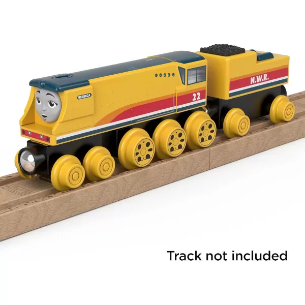 Thomas ampamp Friends Wooden Railway Toy Train Rebecca PushAlong Wood Engine ampamp Coal Car for Toddlers ampamp Preschool Kids Ages 2 Years Amazon ExclusiveRebecca