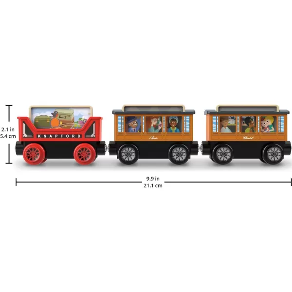 Thomas ampamp Friends Wooden Railway Toy Train Set Knapford Station Passenger Pickup Wood Playset for Preschool Kids Ages 3 Years