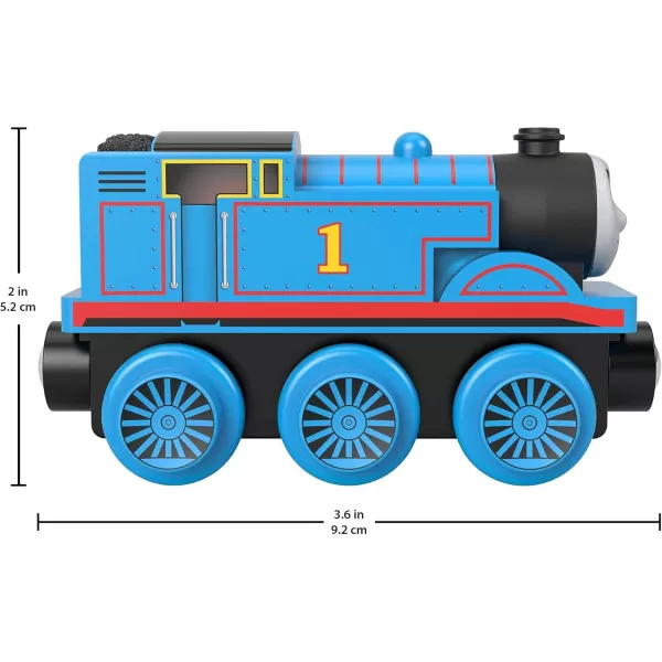 Thomas ampamp Friends Wooden Railway Toy Train Thomas PushAlong Wood Engine for Toddlers ampamp Preschool Kids Ages 2 Years