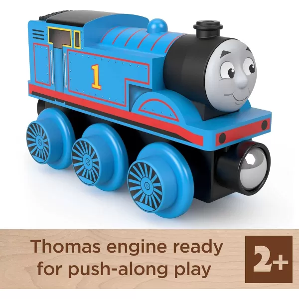 Thomas ampamp Friends Wooden Railway Toy Train Thomas PushAlong Wood Engine for Toddlers ampamp Preschool Kids Ages 2 Years