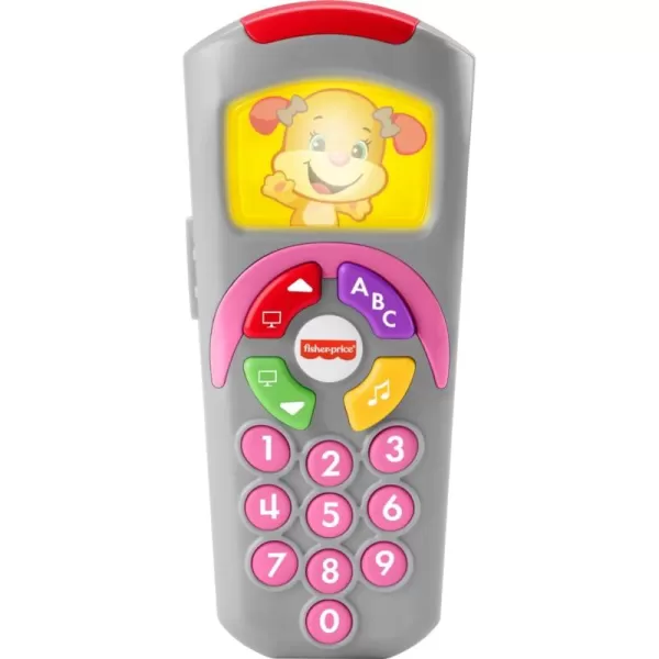FisherPrice Baby Learning Toy Laugh ampamp Learn Puppys Remote Pretend TV Control with Music ampamp Lights for Developmental Play Infants Ages 6 MonthsSis Remote  New for 2024