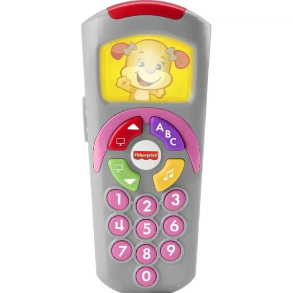FisherPrice Baby Learning Toy Laugh ampamp Learn Puppys Remote Pretend TV Control with Music ampamp Lights for Developmental Play Infants Ages 6 MonthsSis Remote  Classic Version