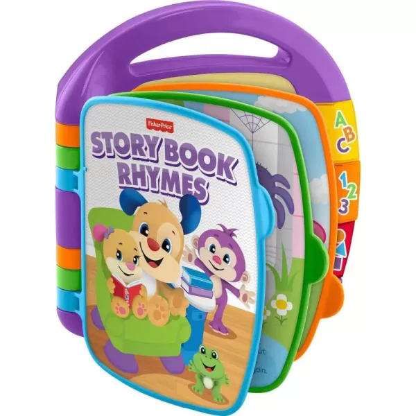 FisherPrice Baby Learning Toy Laugh ampamp Learn Storybook Rhymes Musical Book with Lights ampamp Sounds for Infants Ages 6 Months Amazon Exclusive