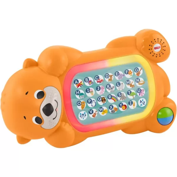 FisherPrice Baby Learning Toy Linkimals A to Z Otter with Music ampamp Lights for Infants Ages 9 Months Compatible Only with Linkimals Items