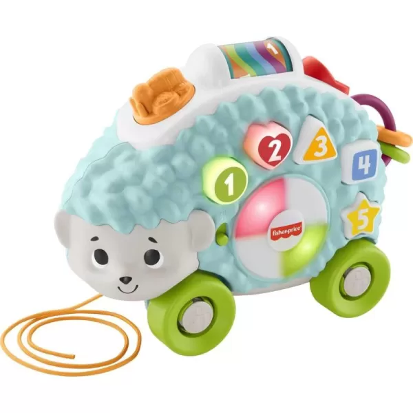 FisherPrice Baby Learning Toy Linkimals Happy Shapes Hedgehog for Ages 9 Months Compatible Only with Linkimals Items