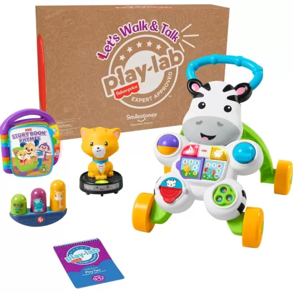 FisherPrice Baby Play Kit Lets Try Tummy Time Gift Set Developmental Toys with Activity Guide for Infants Ages 3 Months912 Month