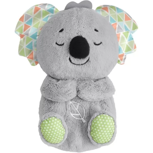 FisherPrice Baby Toy Calming Vibes Puppy Soother Plush Portable Sound Machine with Vibrations for Newborns 0 MonthsKoala Soother