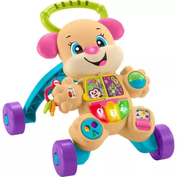 FisherPrice Baby Toy Laugh ampamp Learn Smart Stages Learn with Sis Walker with Music Lights ampamp Activities for Infants Ages 6 MonthsSis Walker