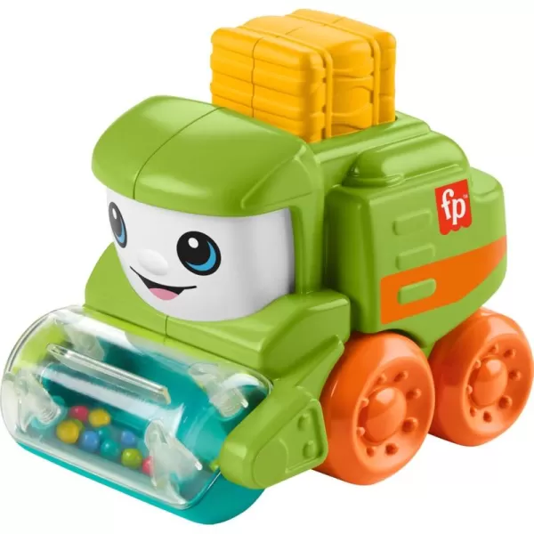 FisherPrice Baby Toy Poppity Pop Dump Truck PushAlong Vehicle with Fine Motor Activities For Infants Ages 6 MonthsTractor