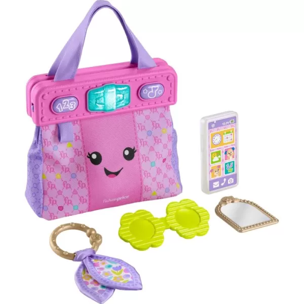 FisherPrice Baby ampamp Toddler Toy Laugh ampamp Learn Going Places Learning Purse Interactive Bag ampamp 4 Accessories for Ages 6 MonthsStandard