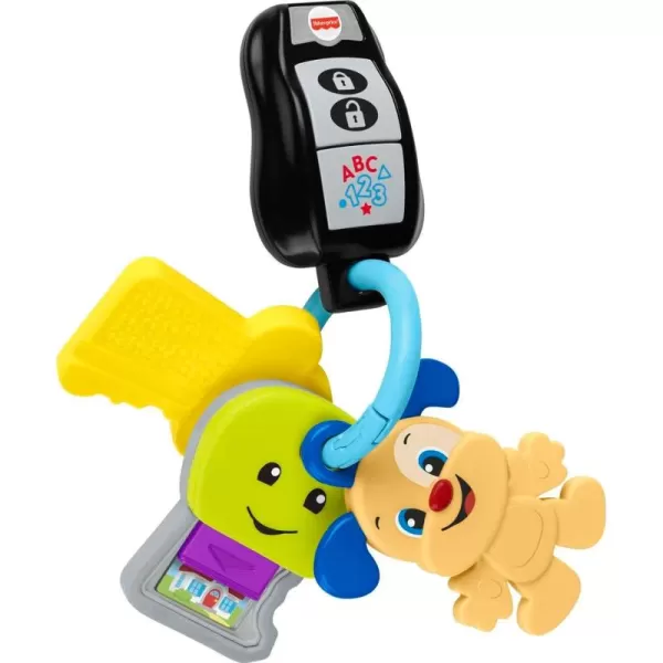FisherPrice Baby ampamp Toddler Toy Laugh ampamp Learn Play ampamp Go Keys with Lights ampamp Music for Pretend Play Infants Ages 6 Months