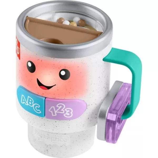 FisherPrice Baby ampamp Toddler Toy Laugh ampamp Learn Wake Up ampamp Learn Coffee Mug with Lights Music ampamp Learning for Infants Ages 6 MonthsMug