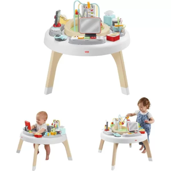 FisherPrice Baby to Toddler Learning Toy 2in1 Like a Boss Activity Center and Play Table with Lights Music and SoundsLike a Boss