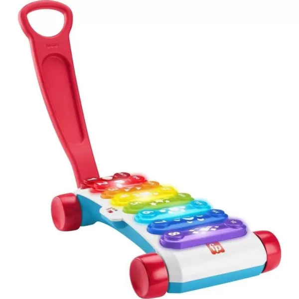 FisherPrice Baby to Toddler Learning Toy Giant LightUp Xylophone PullAlong Musical Activity with Smart Stages for Infants Ages 9 MonthsShips in Own Container