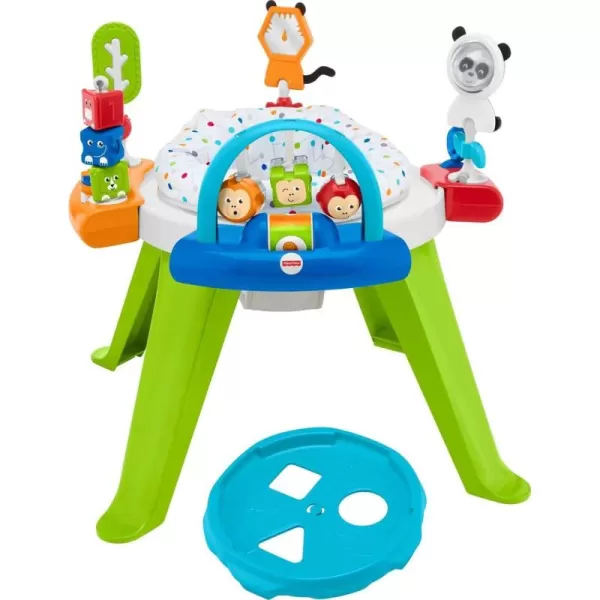 FisherPrice Baby to Toddler Toy 3in1 Spin ampamp Sort Activity Center and Play Table with 10 Activities Happy DotsActivity Center