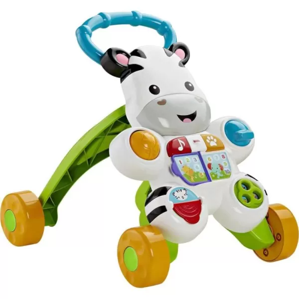 FisherPrice Baby to Toddler Toy Learn with Me Zebra Walker with Educational Music Lights ampamp Activities for Infants Ages 6 MonthsStandard Packaging