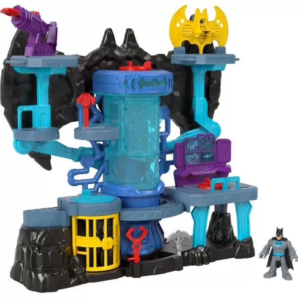 FisherPrice Imaginext DC Super Friends Batman Toy BatTech Batcave Playset with Lights ampamp Sounds for Pretend Play Kids Ages 3 Years