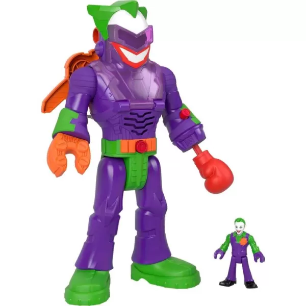 FisherPrice Imaginext DC Super Friends Batman Toy Insider ampamp Exo Suit 12Inch Robot with Lights Sounds ampamp Figure for Ages 3 Years Defender GreyGreen