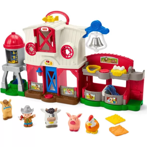 FisherPrice Little People Toddler Learning Toy Caring for Animals Farm Playset with Smart Stages for Pretend Play Kids Ages 1 years