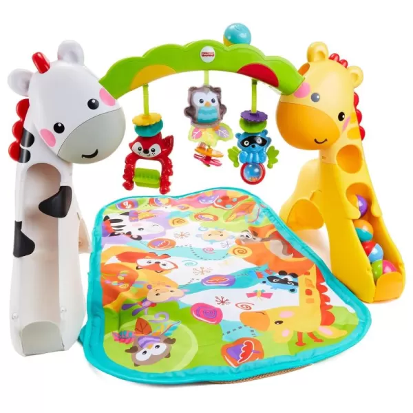 FisherPrice NewborntoToddler Play Gym with Music and LightsFrustration Free Packaging